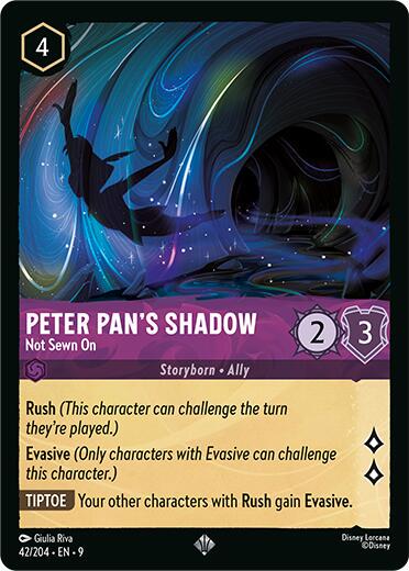 Peter Pan's Shadow - Not Sewn On #42