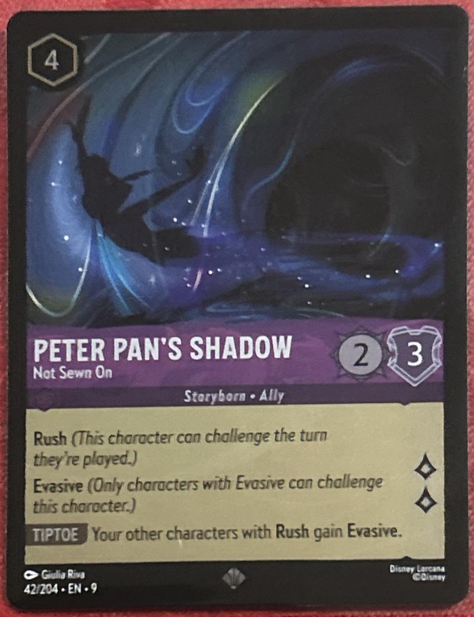 Peter Pan's Shadow - Not Sewn On [Foil] #42