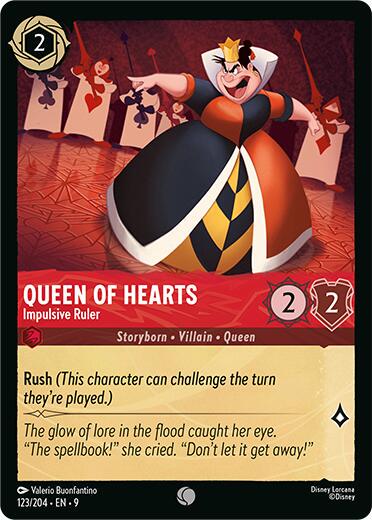 Queen of Hearts - Impulsive Ruler #123