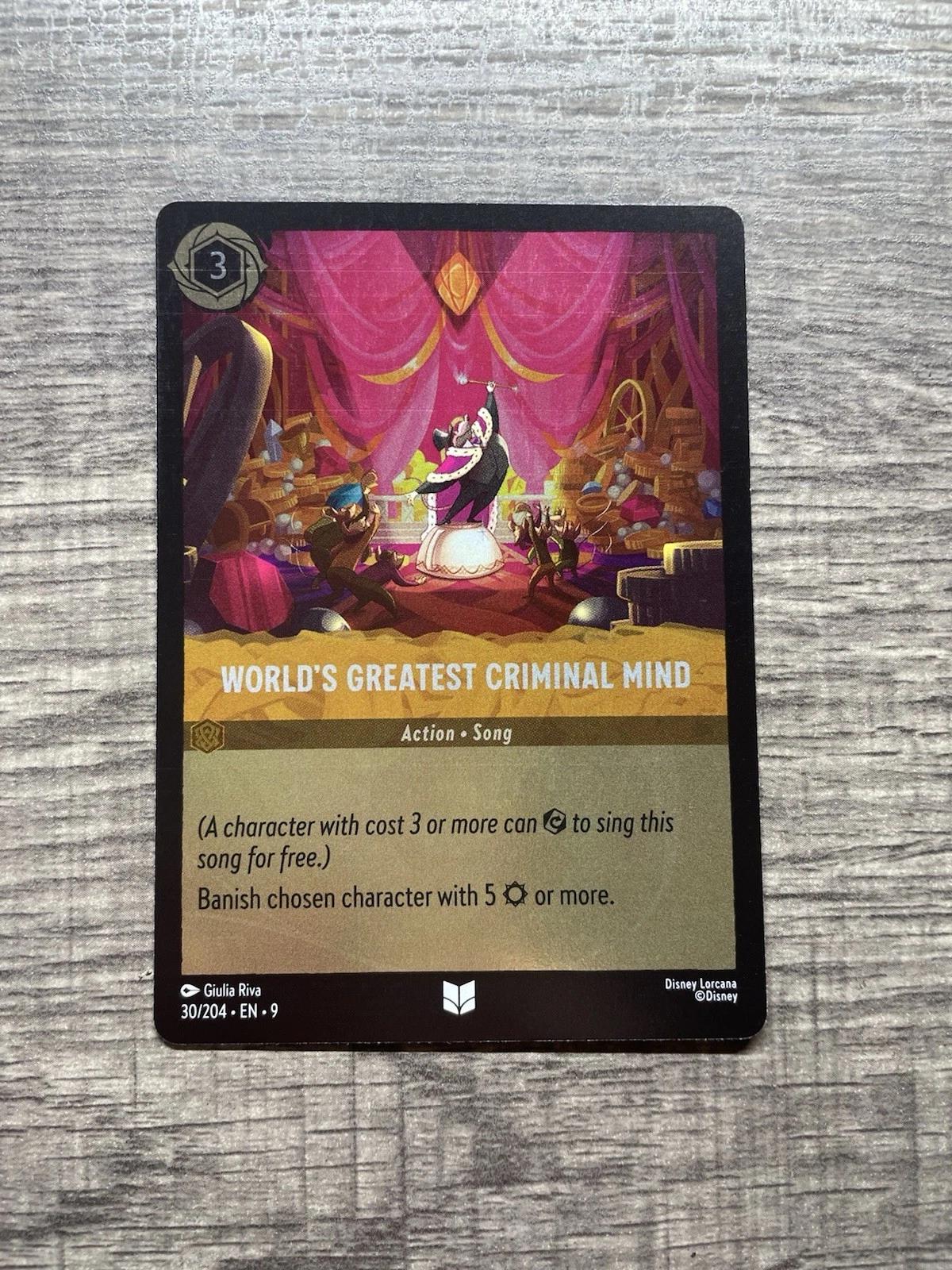 World's Greatest Criminal Mind [Foil] #30