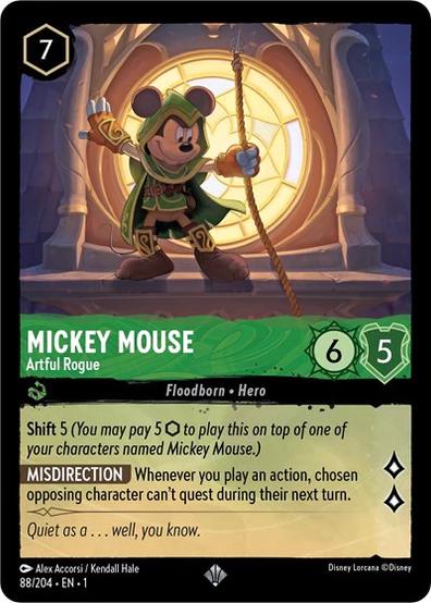 Mickey Mouse - Artful Rogue [Foil] #88
