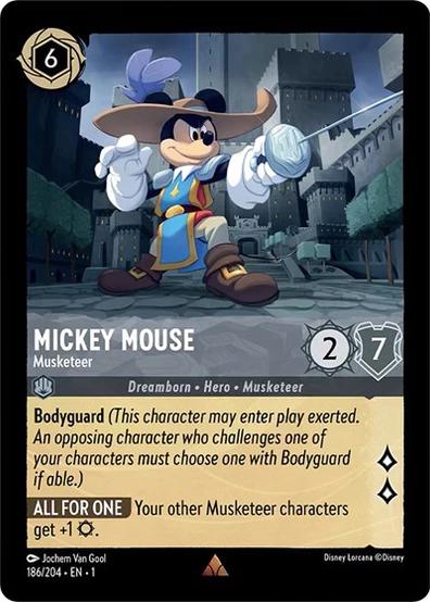 Mickey Mouse - Musketeer [Foil] #186