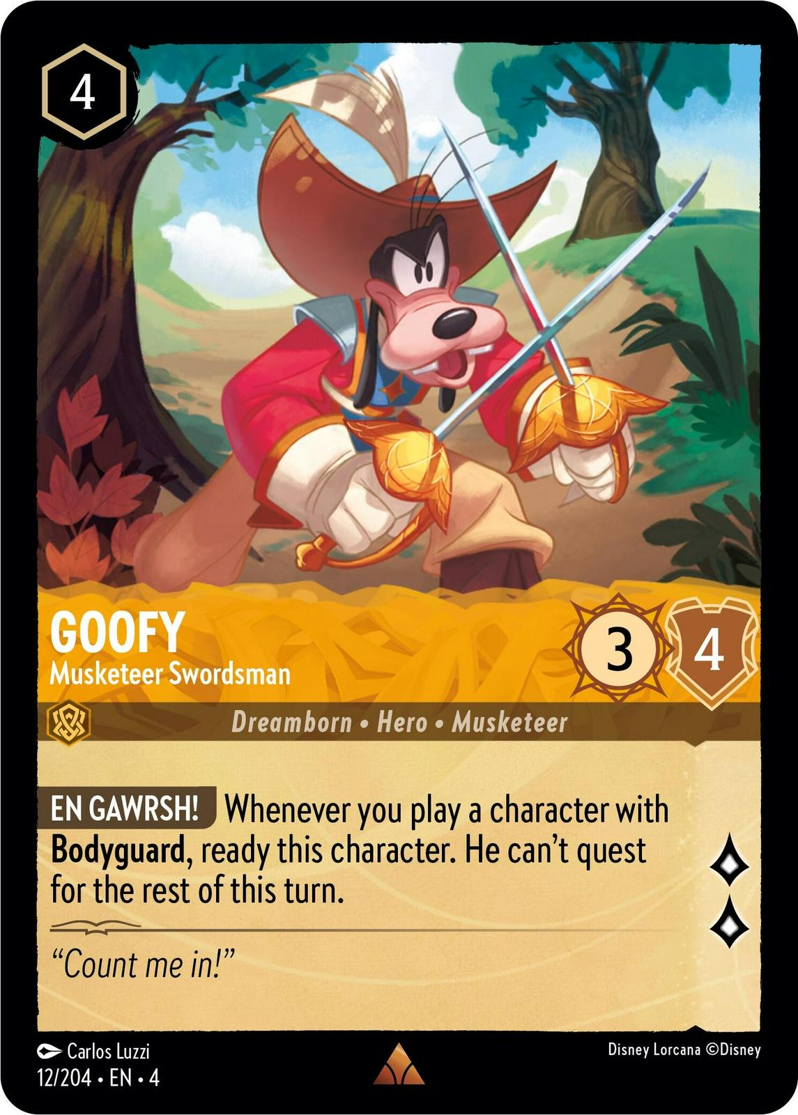 Goofy - Musketeer Swordsman [Foil] #12