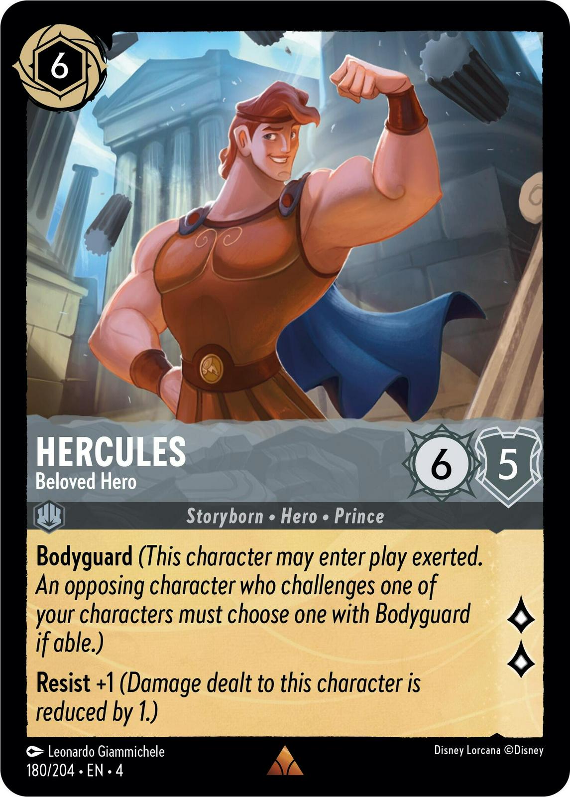 Hercules - Beloved Hero [Foil] #180