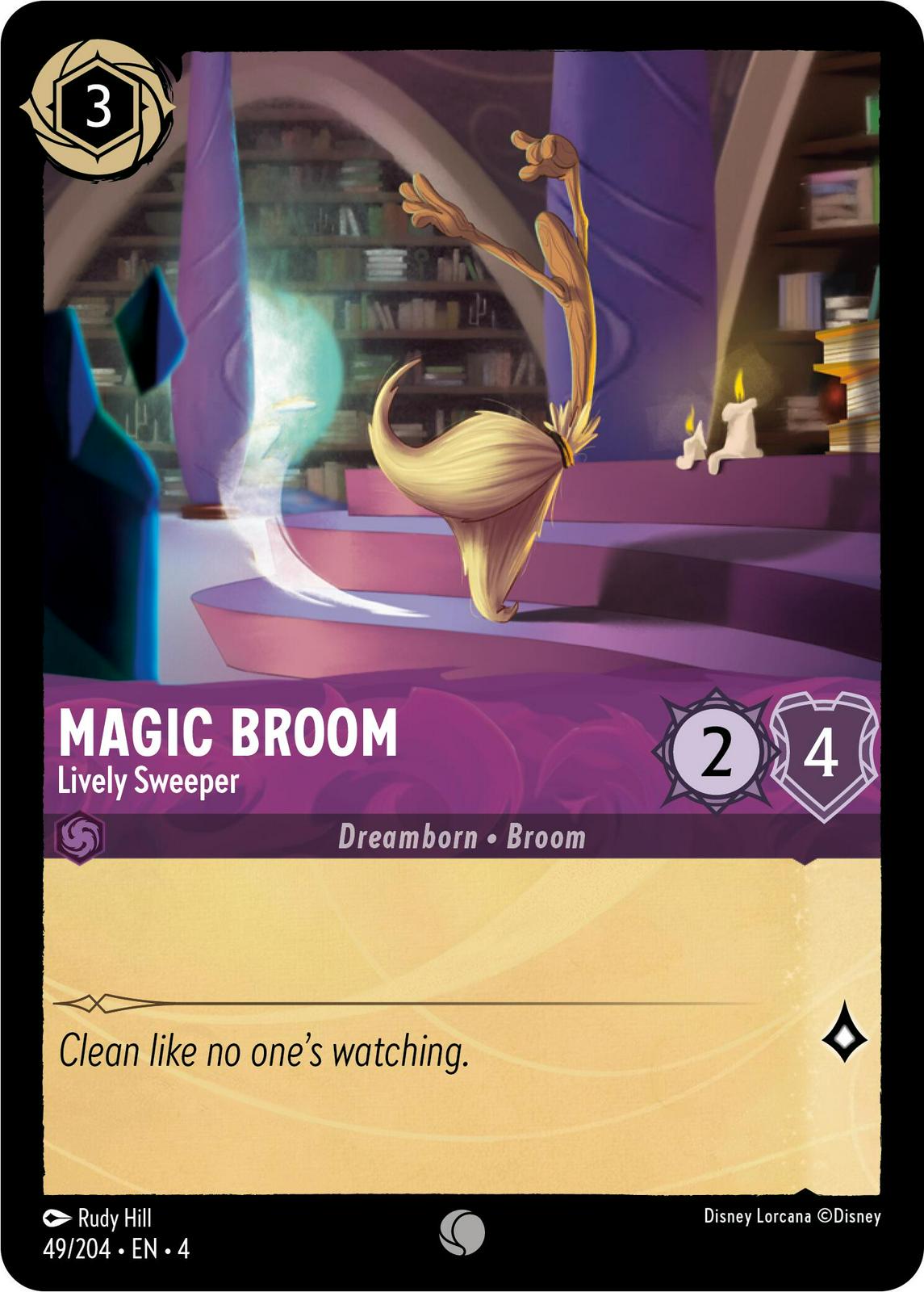 Magic Broom - Lively Sweeper [Foil] #49