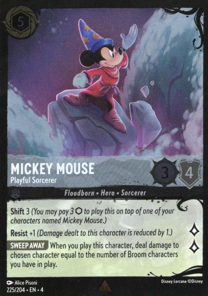 Mickey Mouse - Playful Sorcerer [Foil] #225