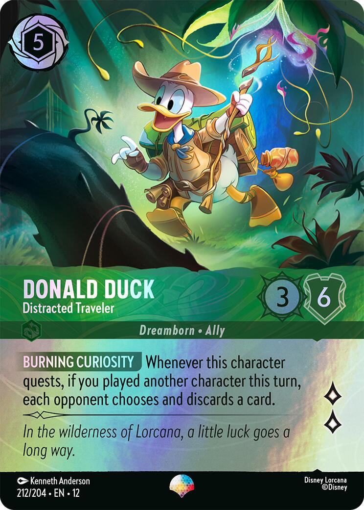 Donald Duck - Distracted Traveler #212