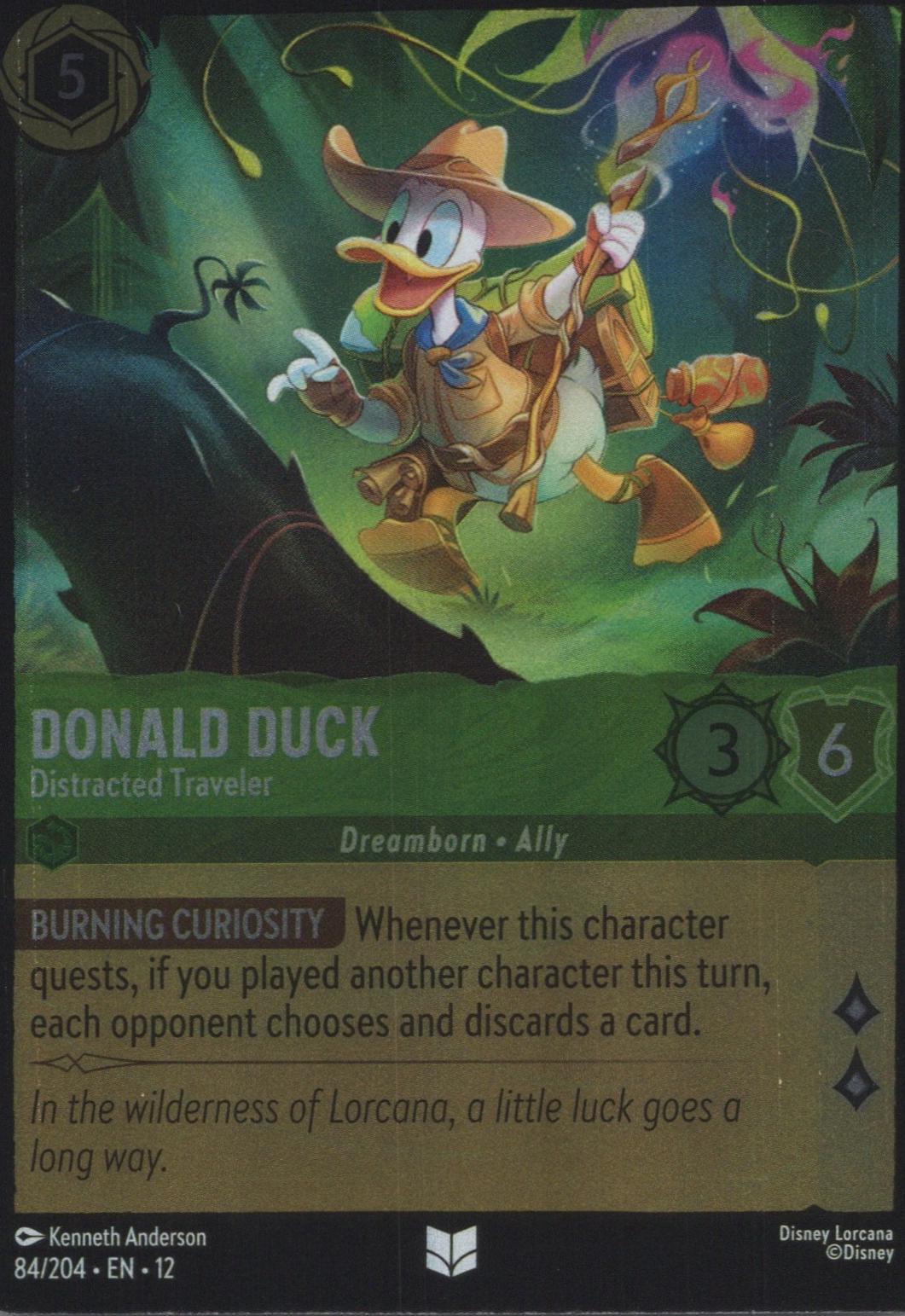 Donald Duck - Distracted Traveler [Foil] #84