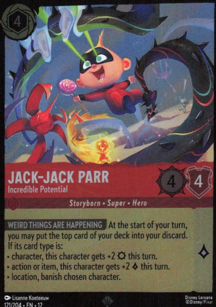 Jack-Jack Parr - Incredible Potential [Foil] #121