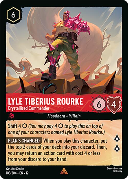 Lyle Tiberius Rourke - Crystallized Commander #103
