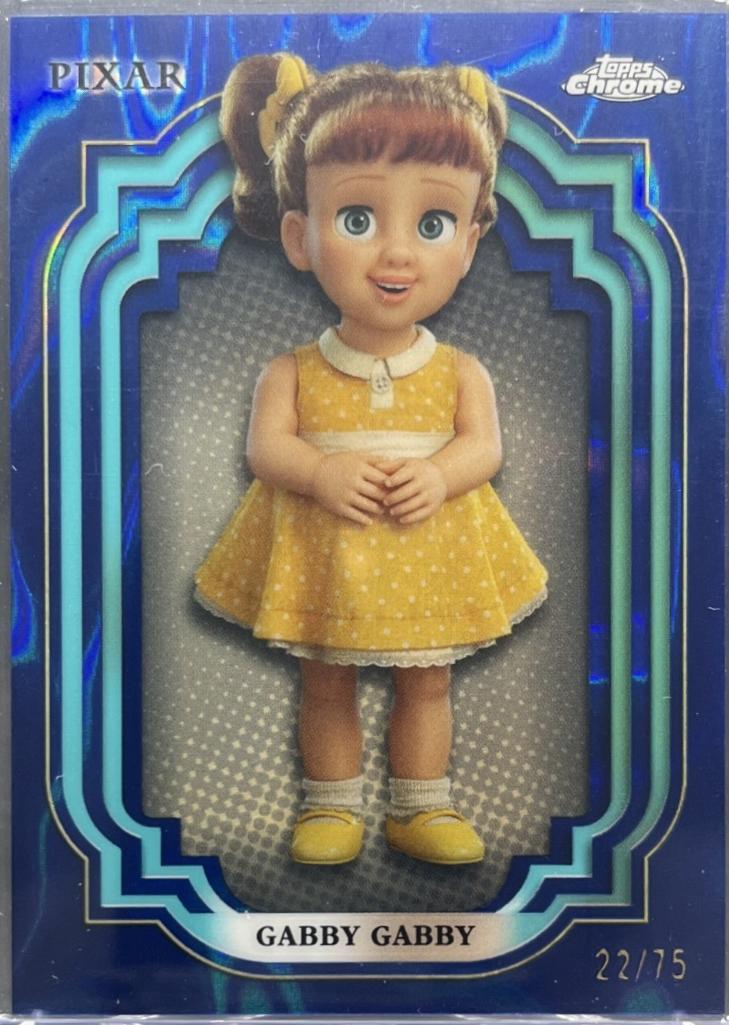 Gabby Gabby [Dark Blue Light Blue Lava Refractor] #73