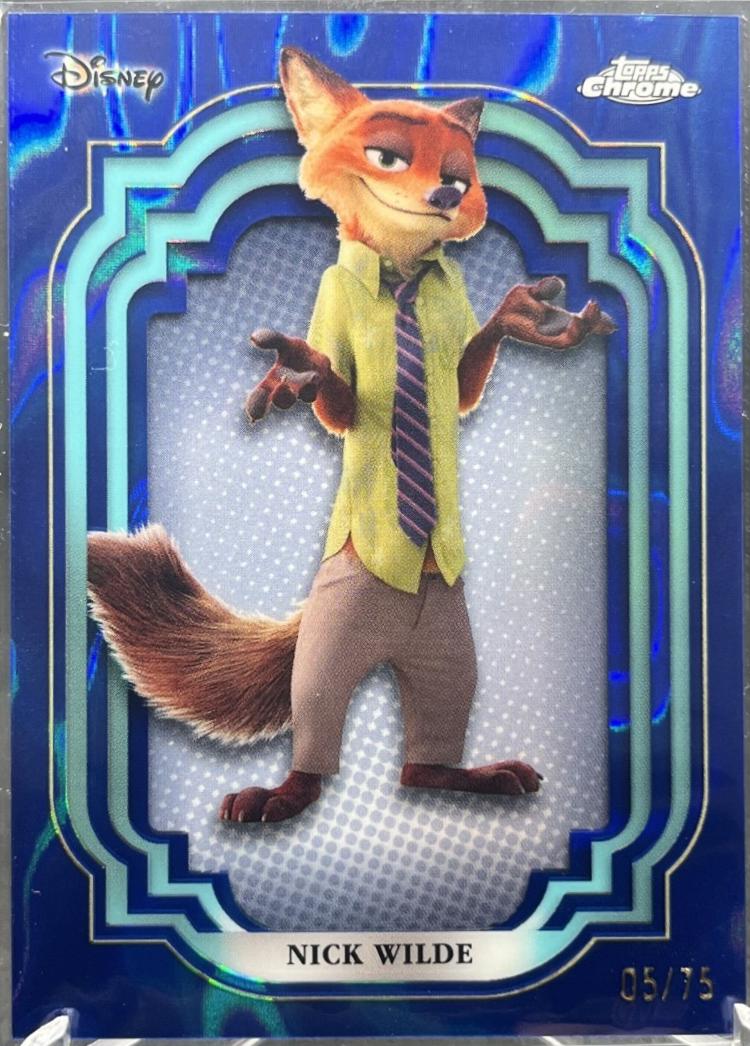 Nick Wilde [Dark Blue Light Blue Lava Refractor] #167