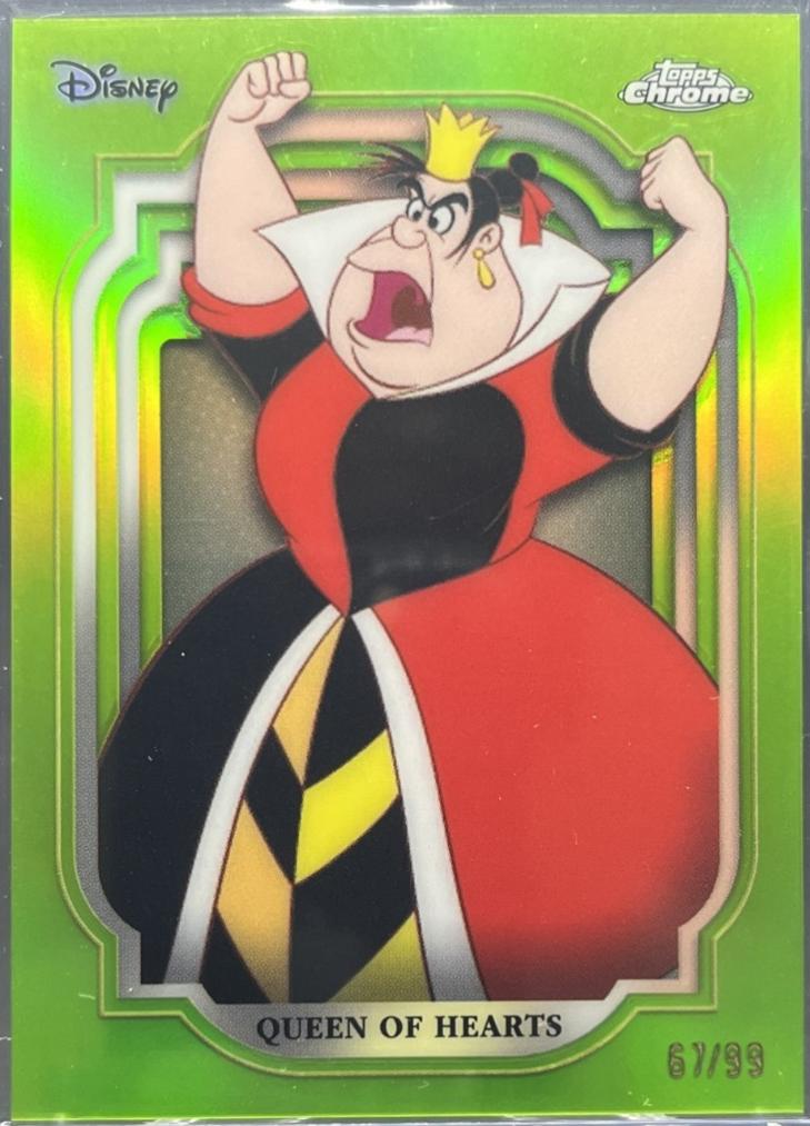 Queen of Hearts [Green Refractor] #21