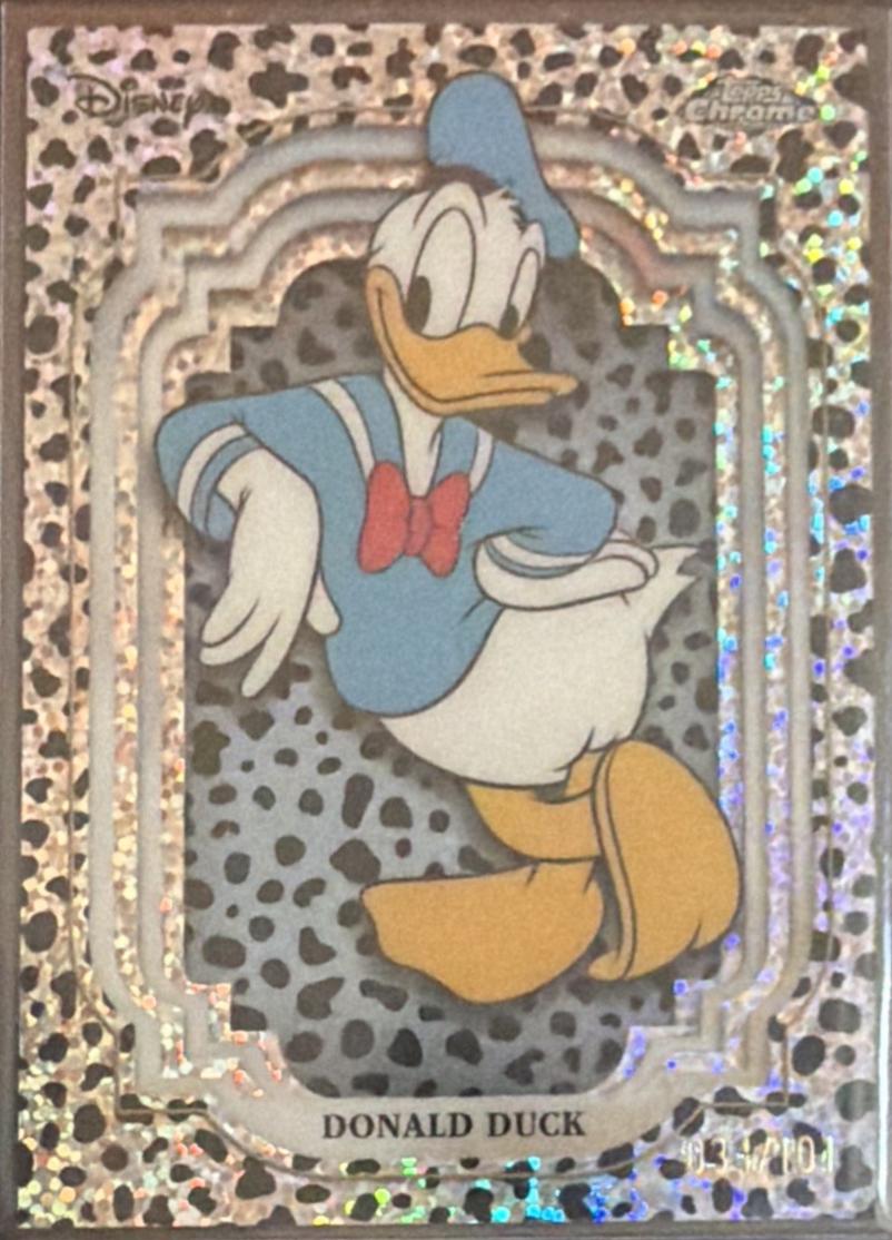 Donald Duck [Black White Speckle Refractor] #3