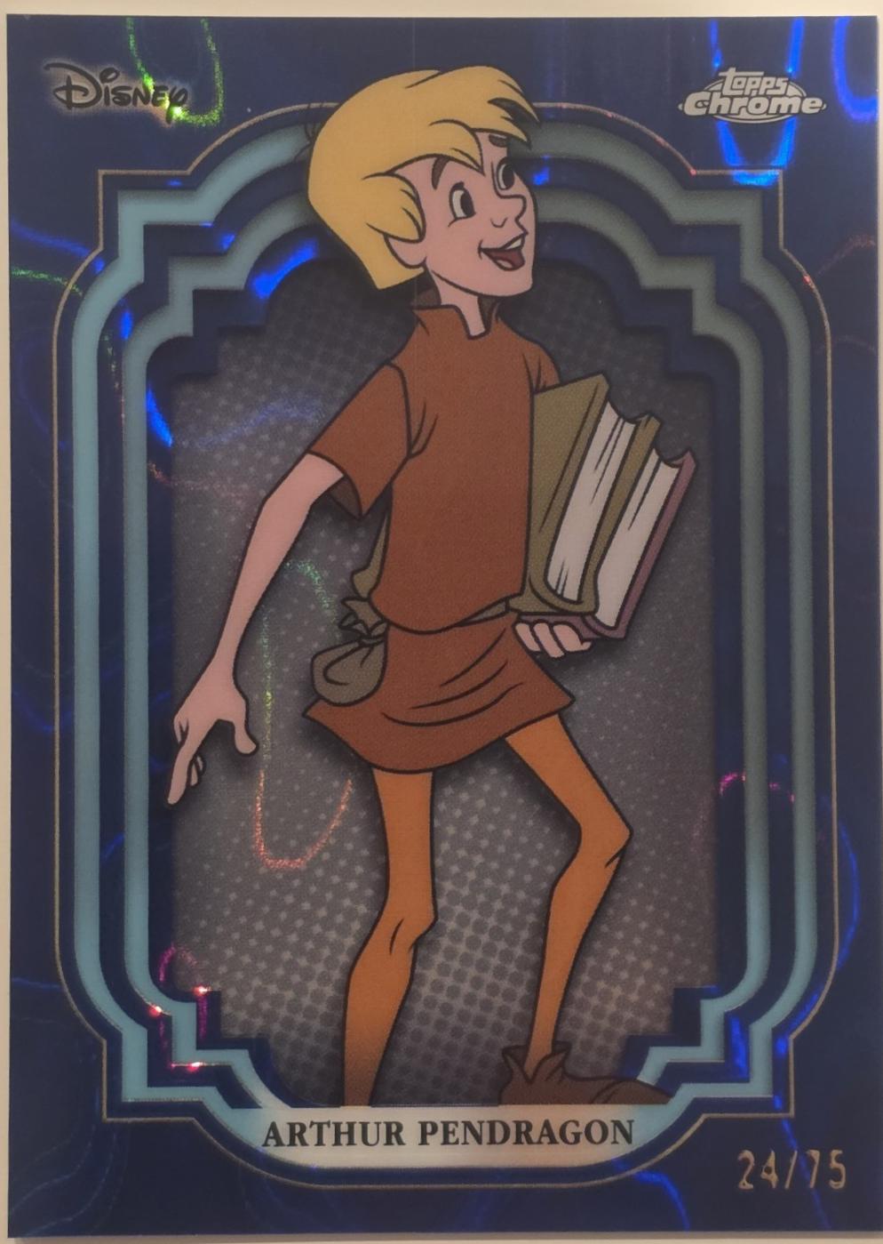 Arthur Pendragon [Dark Blue Light Blue Lava Refractor] #28