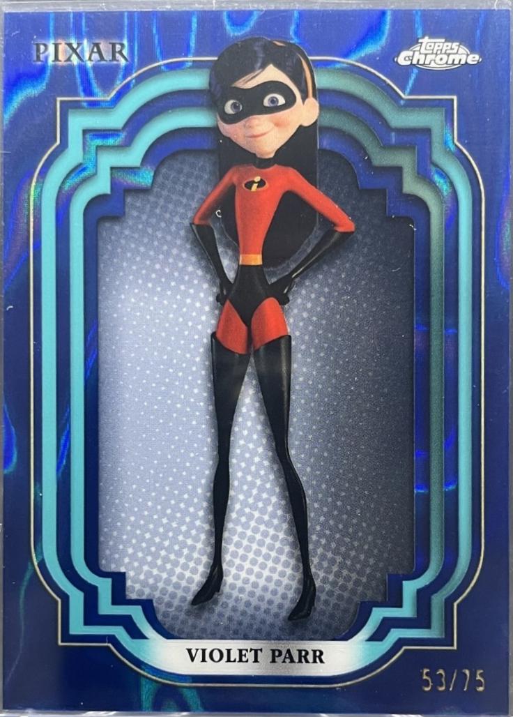 Violet Parr [Dark Blue Light Blue Lava Refractor] #98