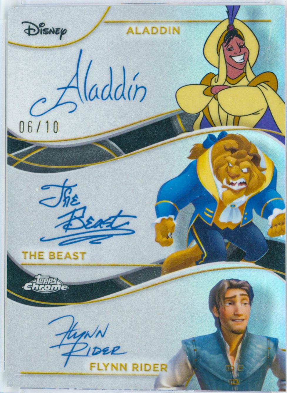 Aladdin / The Beast / Flynn Rider [Black Sapphire] #TR-4