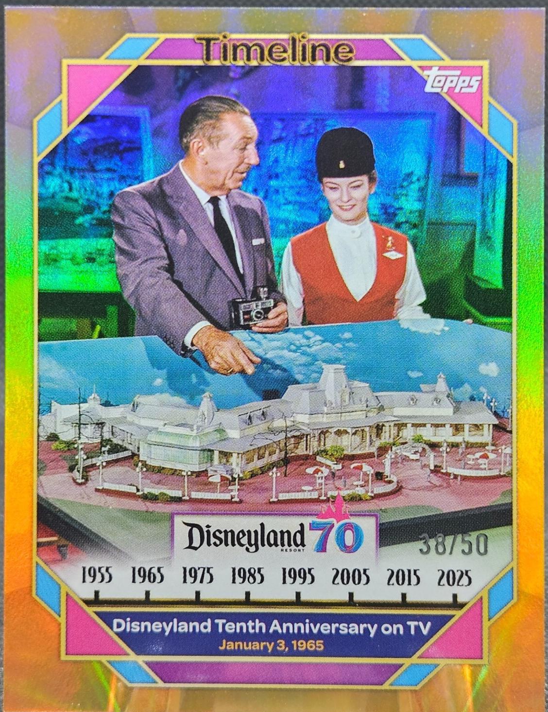 Disneyland Tenth Anniversary on TV [Gold Foil] #88
