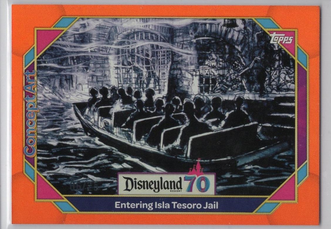 Entering Isla Tesoro Jail [Orange Foil] #128