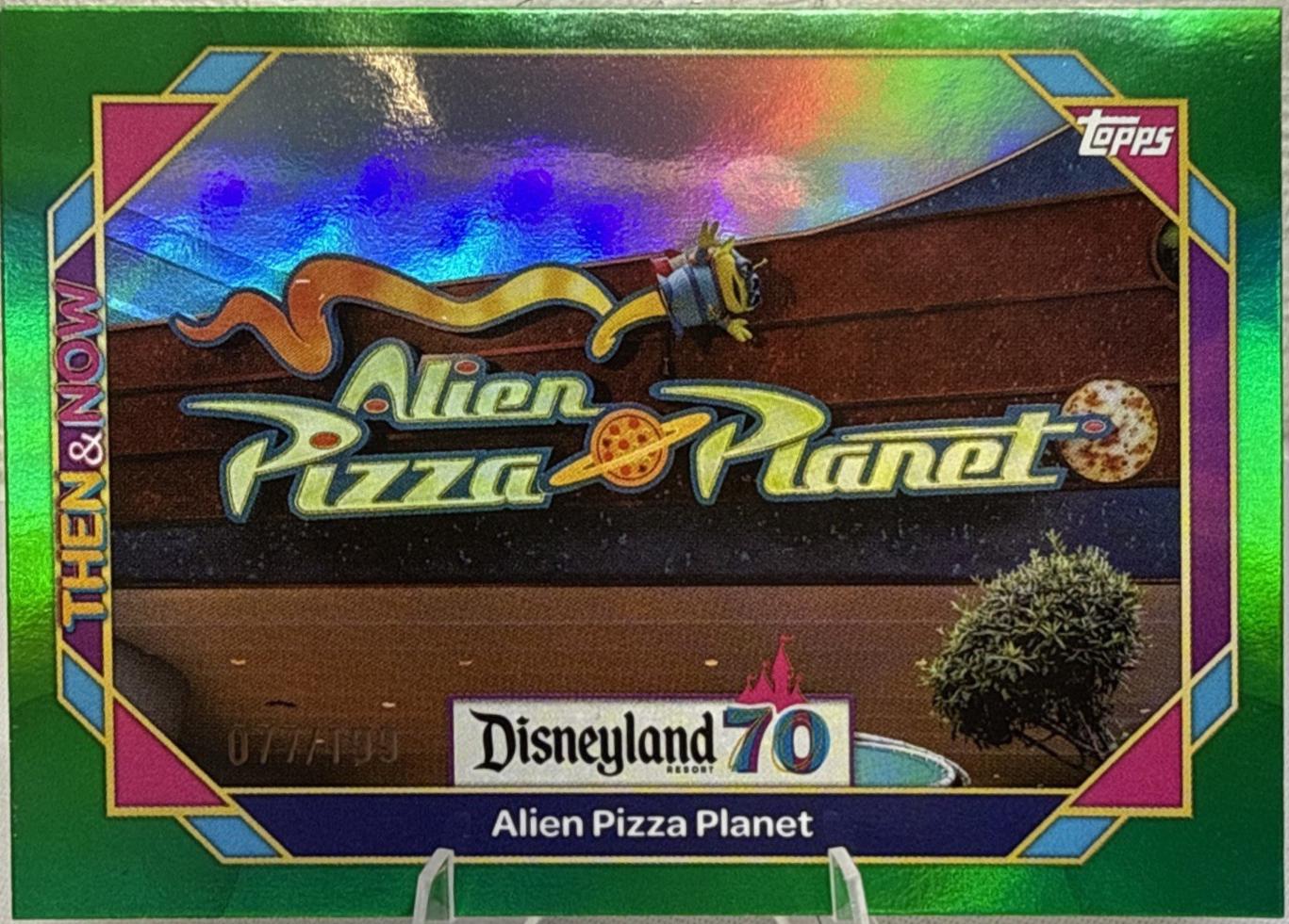 Alien Pizza Planet [Green Foil] #56