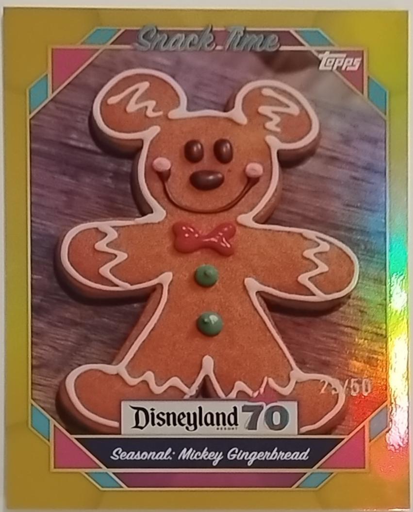Seasonal Mickey Gingerbread [Gold Foil] #116