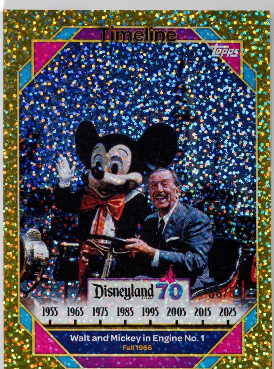 Walt and Mickey in Engine No. 1 [Hidden Mickey Variation] #91