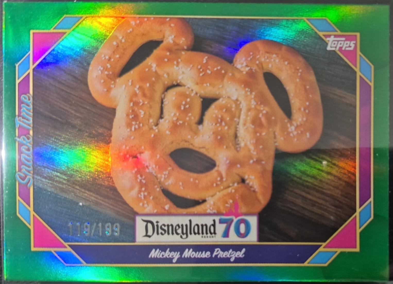 Mickey Mouse Pretzel [Green Foil] #113