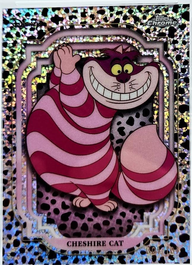 Cheshire Cat [Black White Speckle Refractor] #20