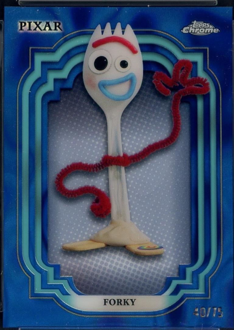 Forky [Dark Blue Light Blue Lava Refractor] #72