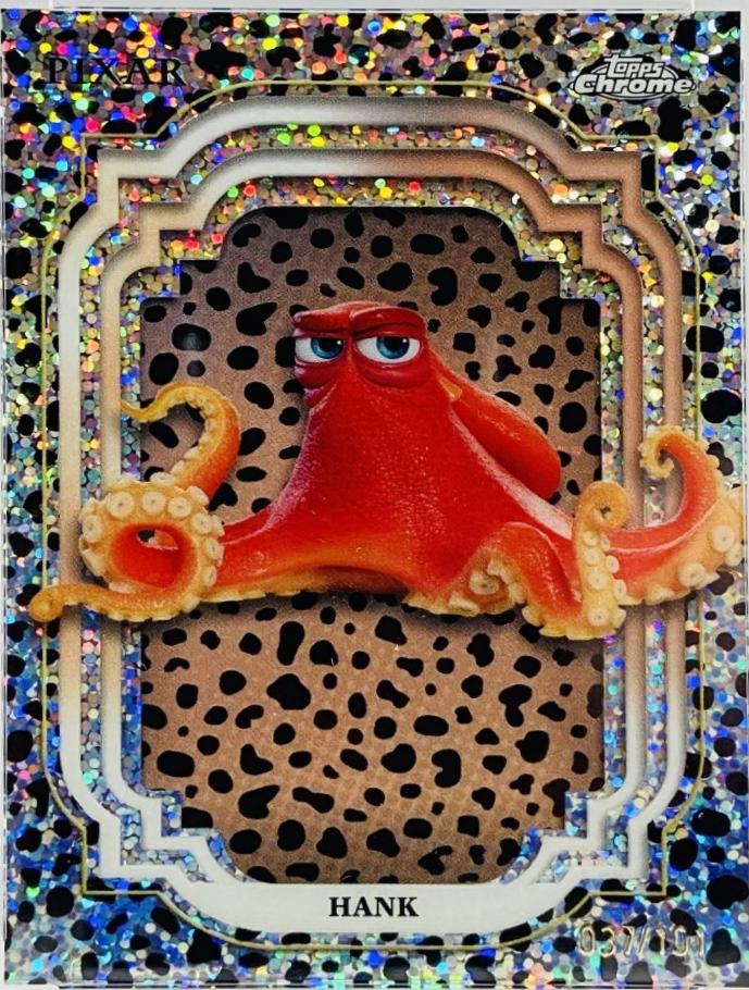 Hank [Black White Speckle Refractor] #109