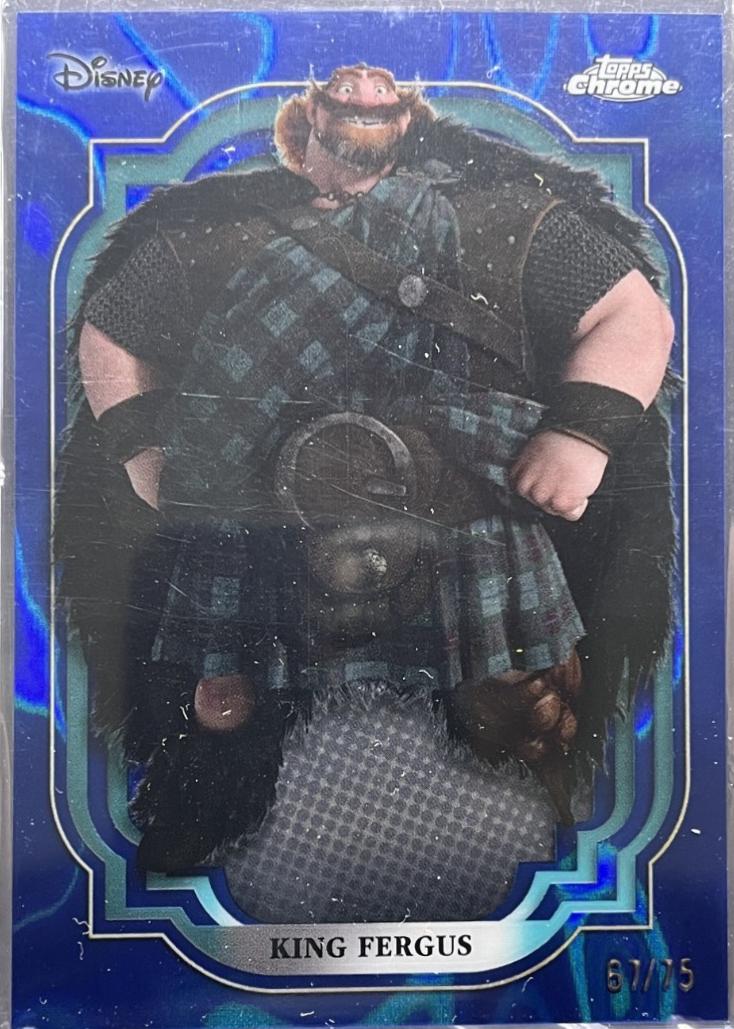 King Fergus [Dark Blue Light Blue Lava Refractor] #144