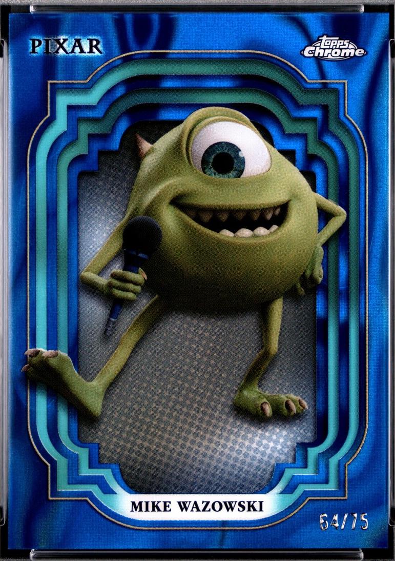 Mike Wazowski [Dark Blue Light Blue Lava Refractor] #86