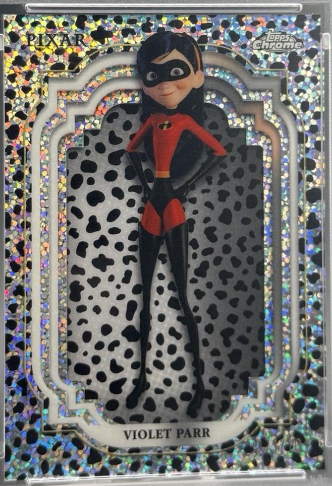 Violet Parr [Black White Speckle Refractor] #98