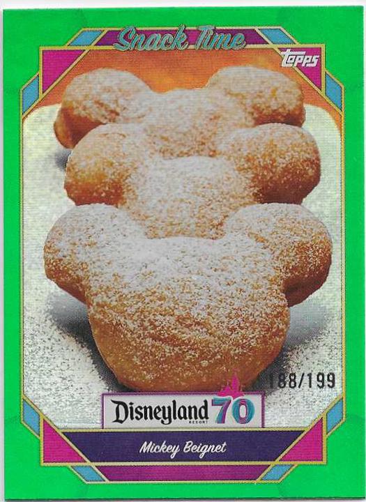 Classic Mickey-Shaped Beignets [Green Foil] #102