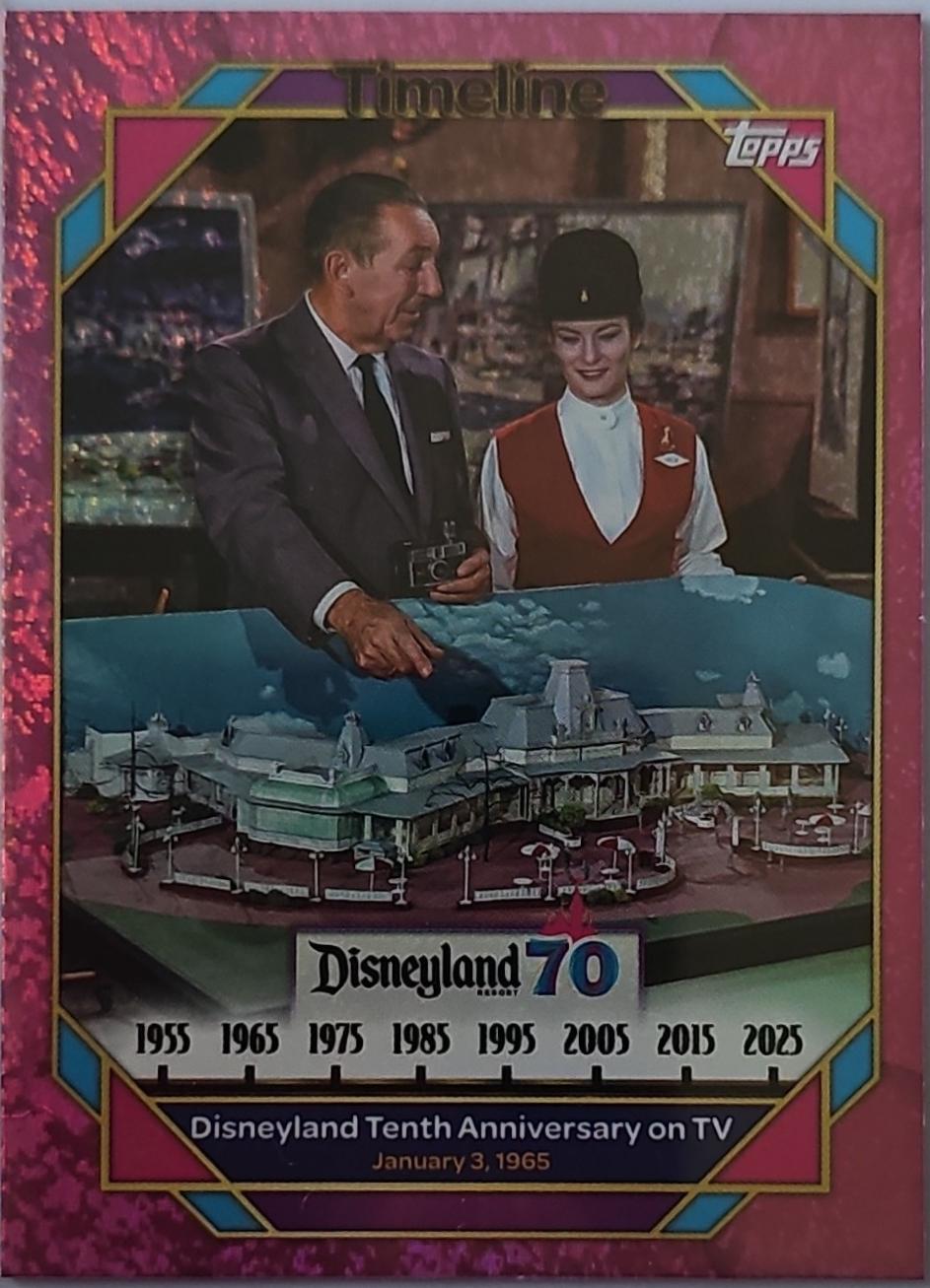 Disneyland Tenth Anniversary on TV [Pink Shimmer Foil] #88