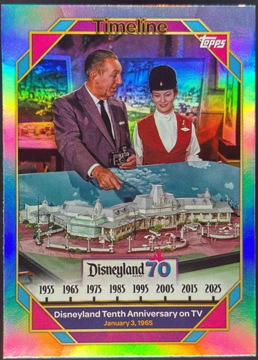Disneyland Tenth Anniversary on TV [Rainbow Foil] #88