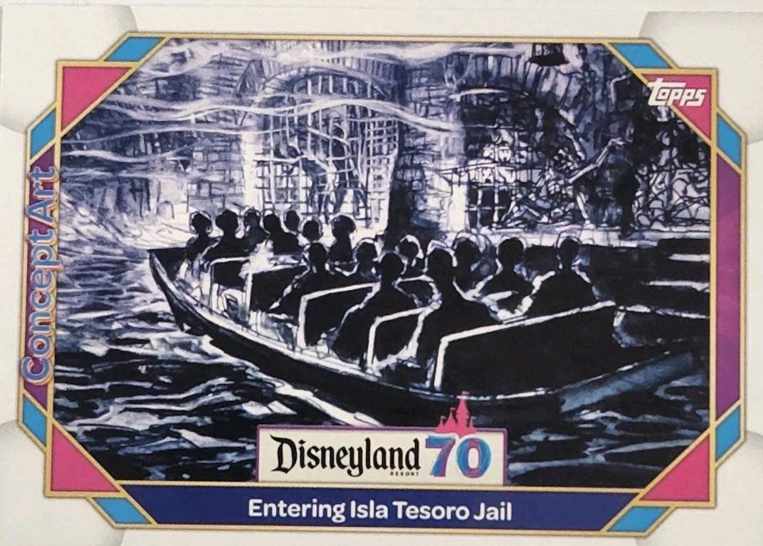 Entering Isla Tesoro Jail [70 Anniversary Foil]] #128