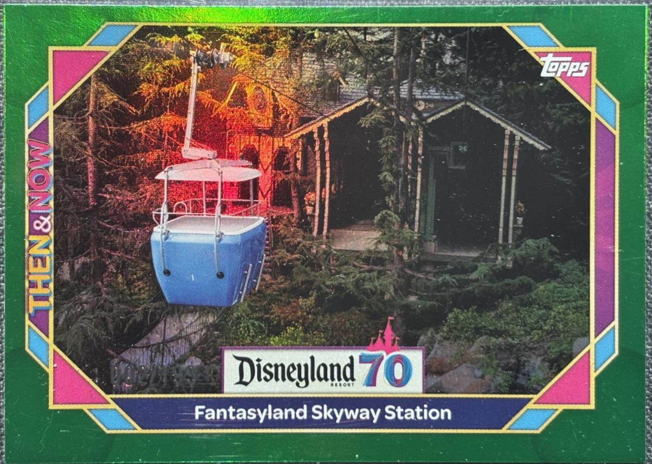Fantasyland Skyway Station [Green Foil] #37