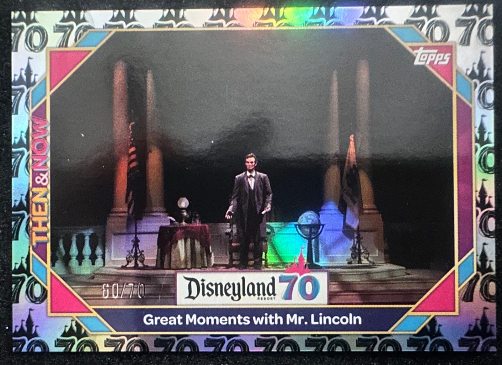 Great Moments with Mr. Lincoln [70 Anniversary Foil]] #4