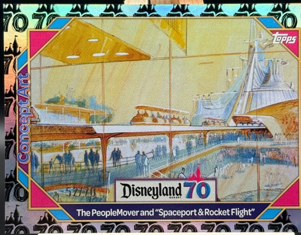 The PeopleMover and Spaceport & Rocket Flight [70 Anniversary Foil]] #148