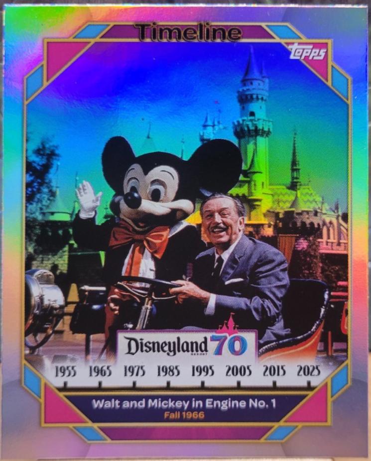 Walt and Mickey in Engine No. 1 [70 Anniversary Foil]] #91