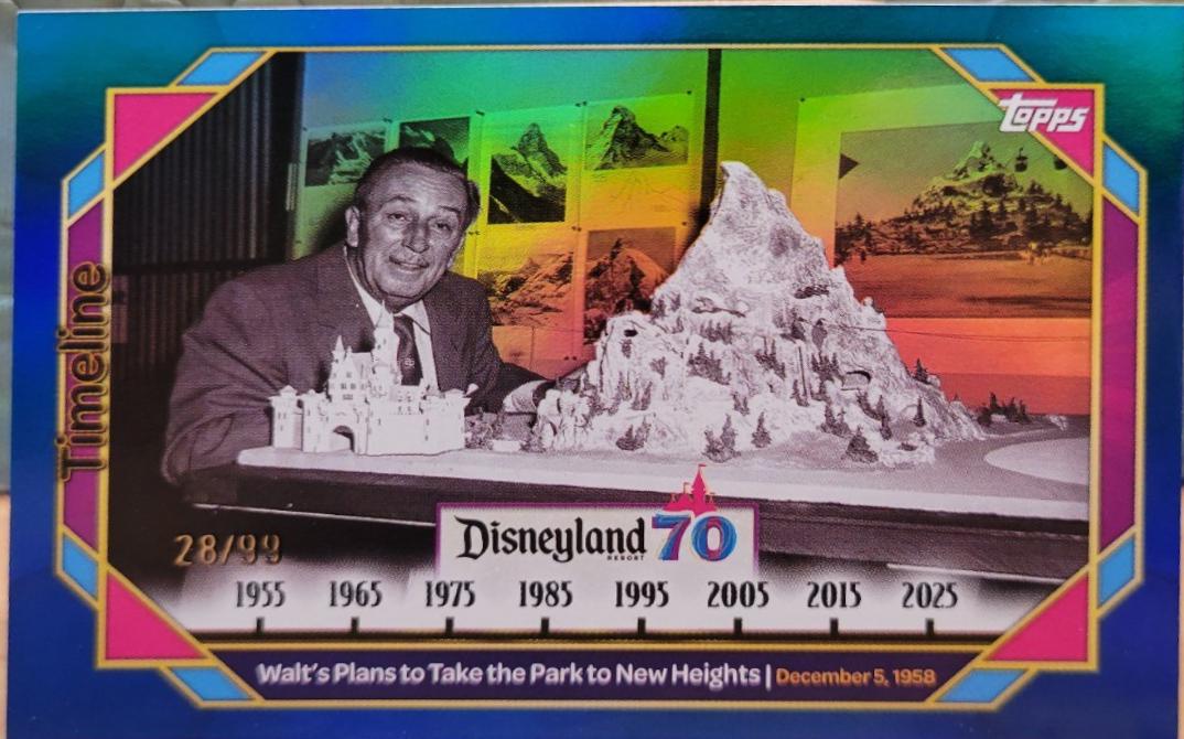 Walt's Plans to Take the Park to New Heights [Blue Foil] #87
