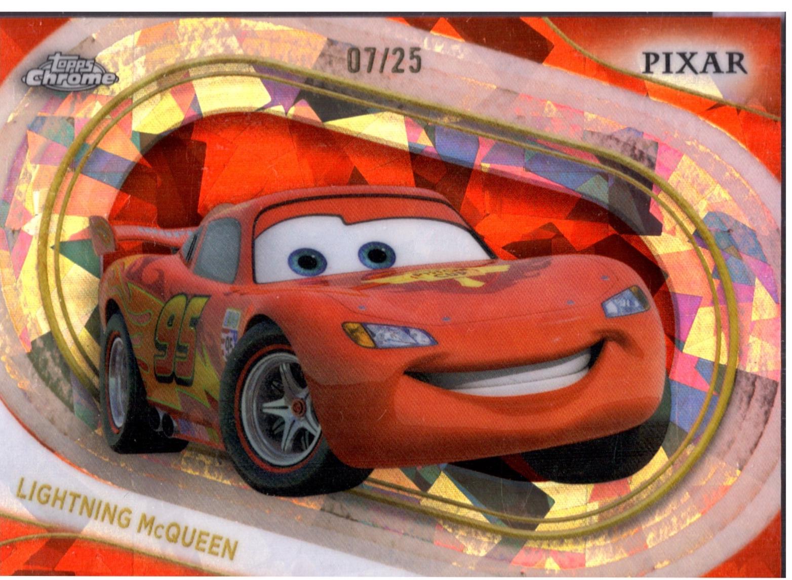 Lightning McQueen [Orange Sapphire Refractor] #50