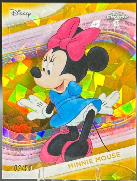 Minnie Mouse [Gold Sapphire Refractor] #28