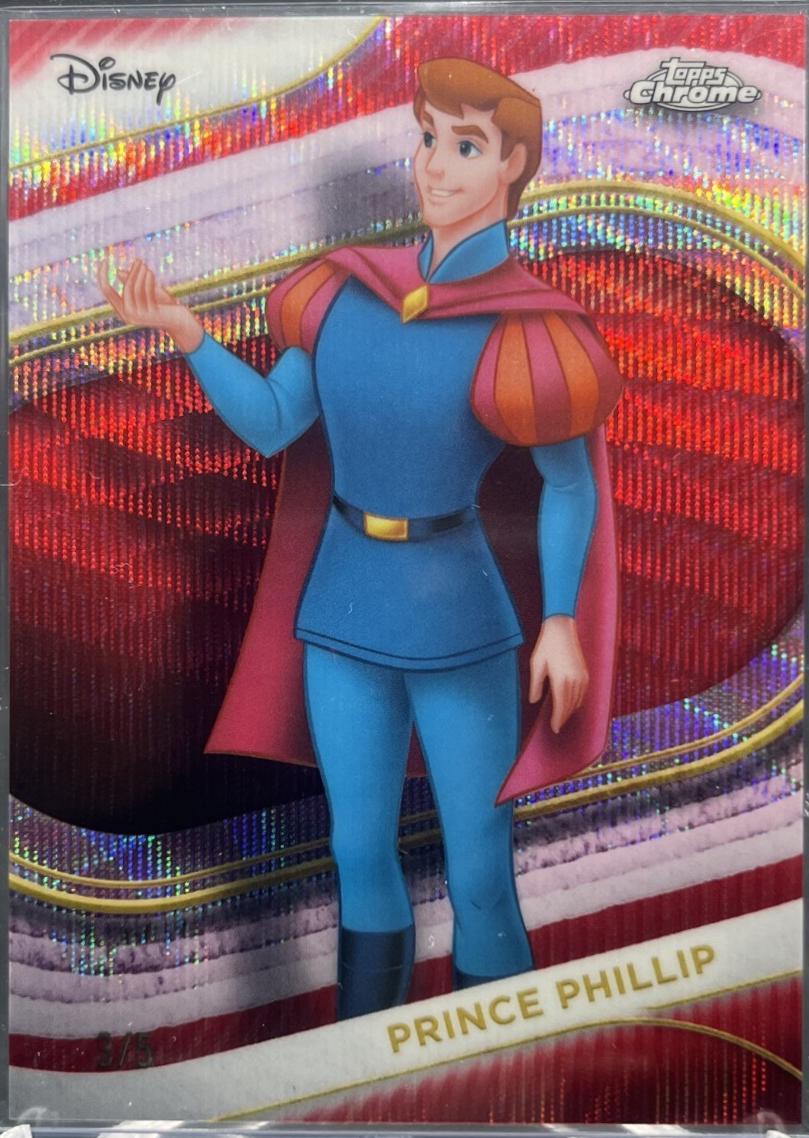 Prince Phillip [Red Wave Refractor] #121