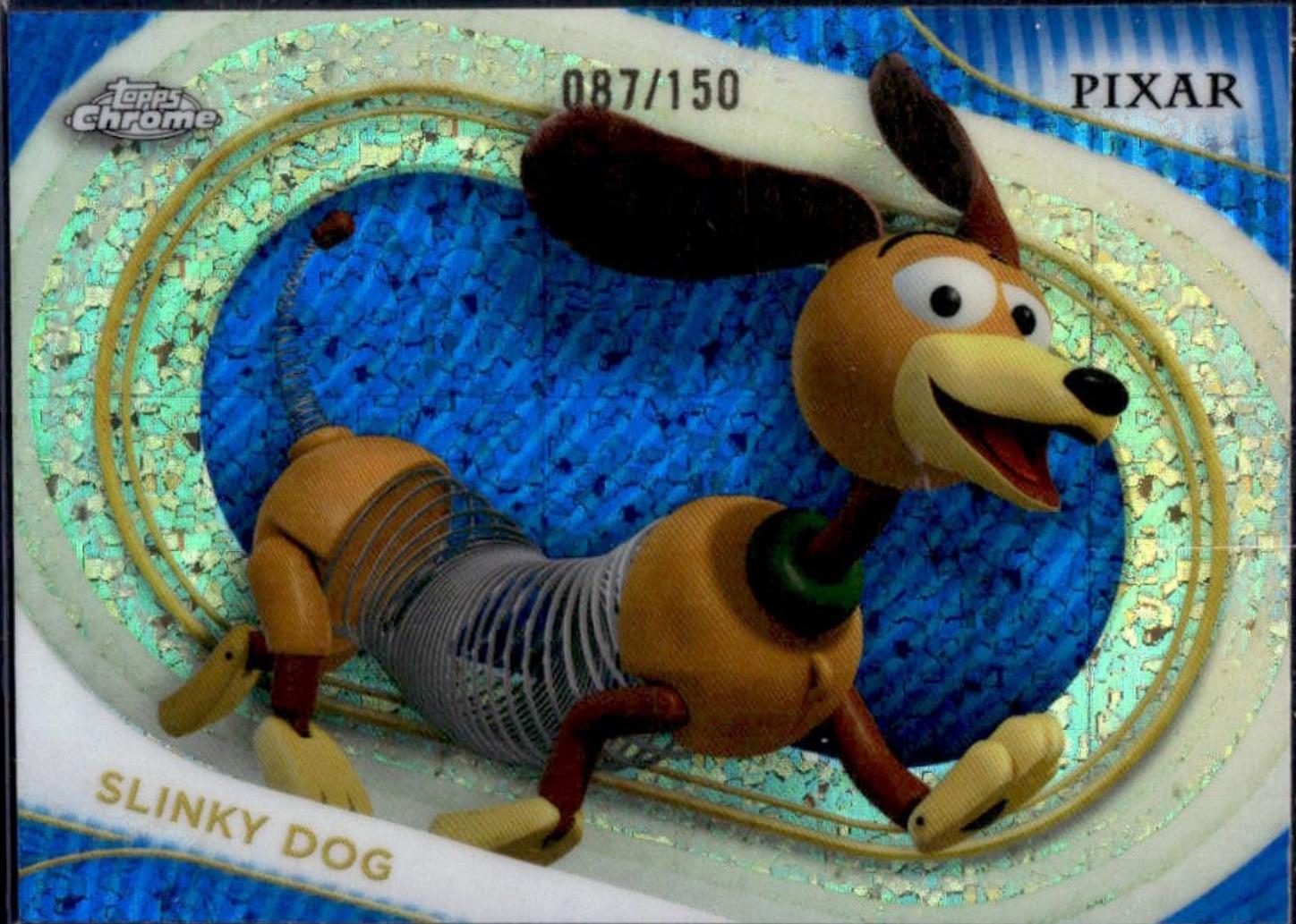 Slinky Dog [Blue Diamonds Refractor] #91