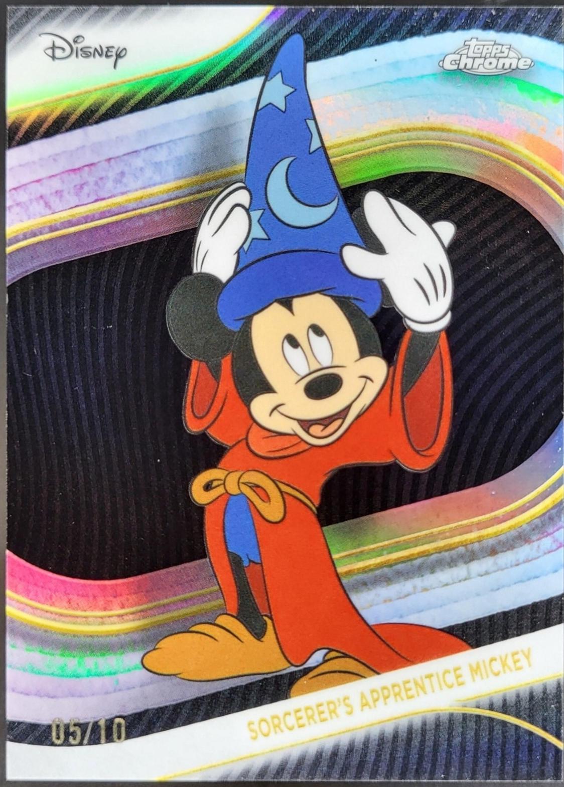 Sorcerer's Apprentice Mickey [Black Refractor] #190