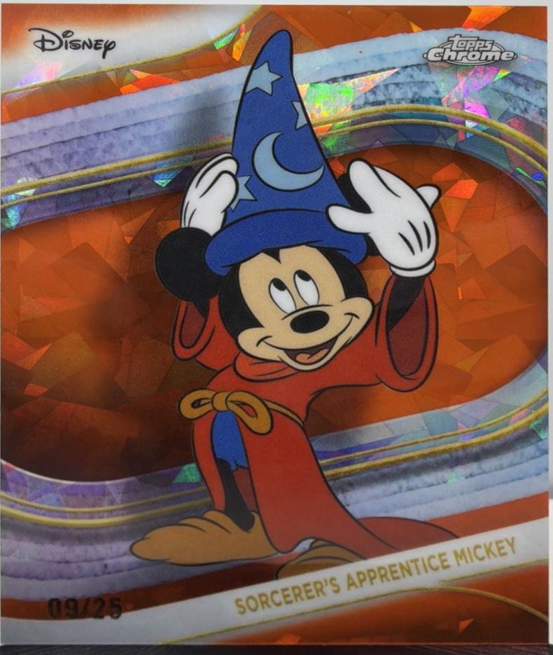 Sorcerer's Apprentice Mickey [Orange Sapphire Refractor] #190