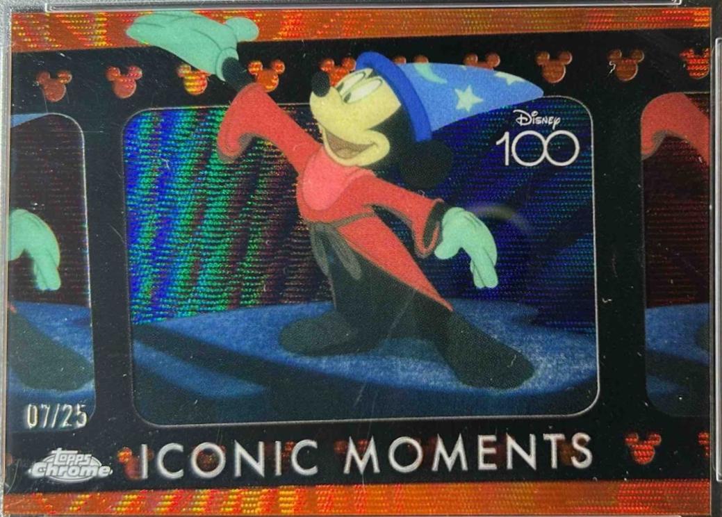 Sorcerer's Apprentice Mickey [Orange Wave Refractor] #190