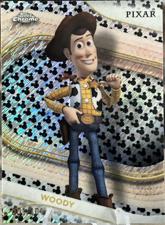 Woody [Black White Logo Refractor] #89